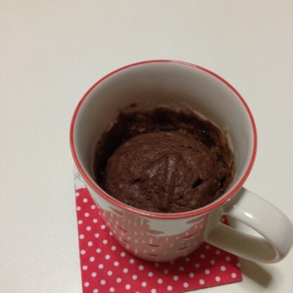 5分で簡単おやつ♪美味しい〜リピします〜！今度はチョコをいれてみます。